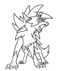 Click the rockruff pokemon coloring pages to view printable version or color it online compatible with ipad and android tablets. Lycanroc Dusk Coloring By Bellatrixie White On Deviantart