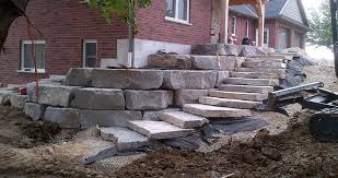 how to make stone steps in the yard