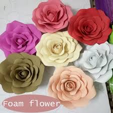    pics lot Wholesale diy craft artificial decorative Paper Rose flowers    cm diameter for home decor Wedding decoration