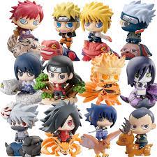 6pcs/set Pop Naruto Sasuke Uzumaki Kakashi Gaara Action With Mounts Figures  Japan Anime Collections Gifts Toys|naruto sasuke|figure actionanime figure  action - AliExpress