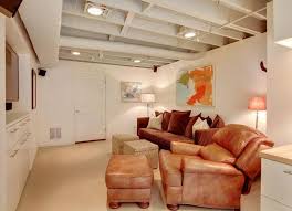 Favorable Lighting For Low Ceilings In Basement Design Oscarsplace Furniture Ideas