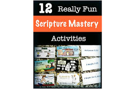 12 fun scripture mastery activities