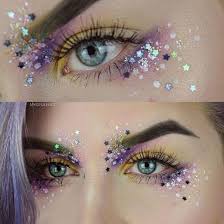 glitter sequins gel eyeshadow makeup