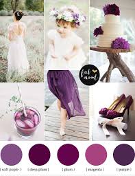 plum purple wedding colours wedding
