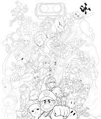 Please see the picture colection below to download much more about super smash bros coloring pages. Super Smash Bros Brawl Colouring Pages Coloring Page Coloring Home