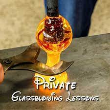 Private Glass Blowing Lessons Live