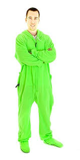 Forever Lazy Mens Footed Adult Onesie Neon Time To Dream