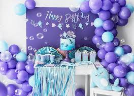 narwhal party decorations under the sea