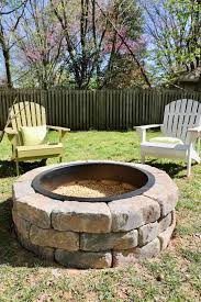 How To Build A Fire Pit In Your Backyard I Used A Fire Pit Kit