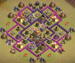 These pictures of this page are about:base coc th 7 terkuat. Clash Of Clans Town Hall Lvl 7 Clan War Base Gallery
