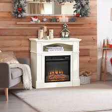 Homcom 32 Electric Fireplace With