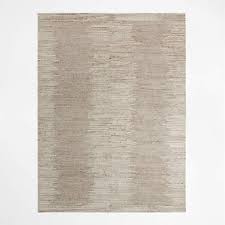 hand knotted taupe brown area rug 8 x10