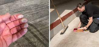 To Clean Dusty Concrete Basement Floor