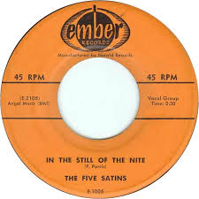 Image result for the five satins - in the still of the night