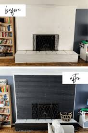 Weekend Fireplace Makeover Best Paint