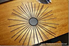 Diy Sunburst Mirror From A Candle