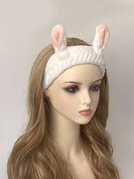 1pc stretchy cute rabbit ear headband