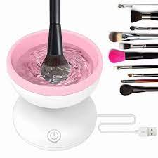 electric spinning makeup brush cleaner
