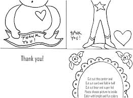 Thank You Card Coloring Page Printable Photo Cards Christmas