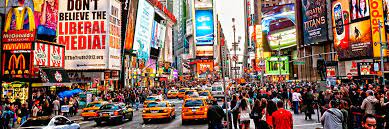 times square the liveliest area of