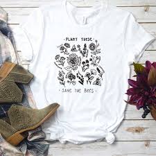 Wildflower Graphic Cotton T Shirt