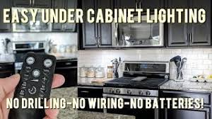 Easy Affordable Under Cabinet Led Lighting Solution No Wiring Rechargeable Youtube