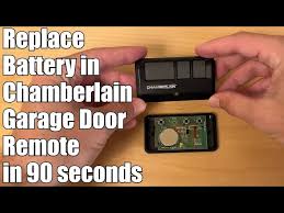 how to replace battery chamberlain