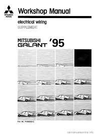 Document wiring diagram pdf used by mitsubishi garages, auto repair shops, mitsubishi dealerships and home mechanics. Mitsubishi Galant 1995 7 G Electrical Wiring Diagram Workshop Manual 25 Pages