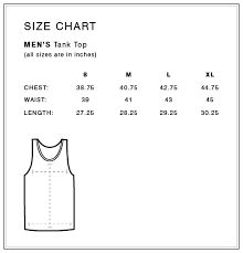 Size Chart Mens Tank Top Krochet Kids Intl