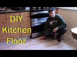 diy kitchen floor using trafficmaster