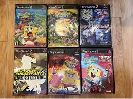 ps2 games spongebob collection video