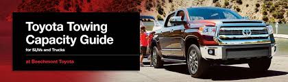 toyota towing capacity guide for suvs