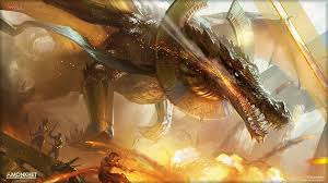 the gathering background dragon