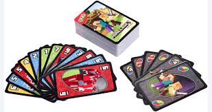 For younger children you can remove the picture cards and run each suit sequence from 1 (ace) to 10. Uno Minecraft Card Game Gamestop
