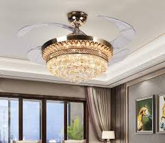 oltao auric chandelier fan with