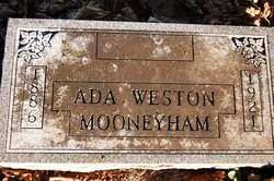 Ada Weston Mooneyham (1886-1921)
