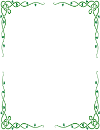 Celtic Green Border Clipart Background Collection