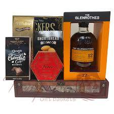 perfect cask scotch gift basket by