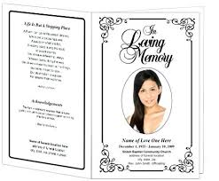 Funeral Invitation Card Template Templates Free Vector Announcement