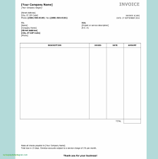 Template Samples Example Invoice Basic Freelance Simple Excel