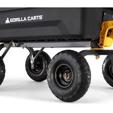 gorilla carts 4 cu ft poly garden
