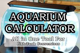 aquarium calculator tank volume heater