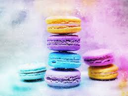 Assorted Color Macaroons Cake Art