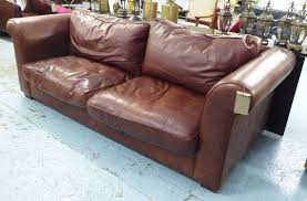 laura ashley sofa tanned leather