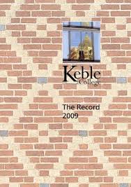 the record 2009 keble college