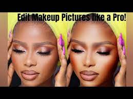 how to edit makeup pictures using