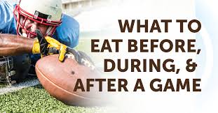 game day nutrition what to eat before