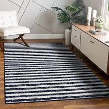moroccan area rugs navy striped modern