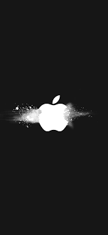 ay45 apple logo i dark minimal