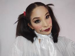 halloween special horror doll makeup